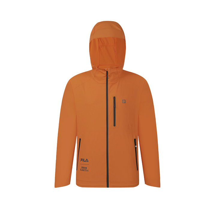 FILA x BBC EARTH Jacket Men Sunset Orange