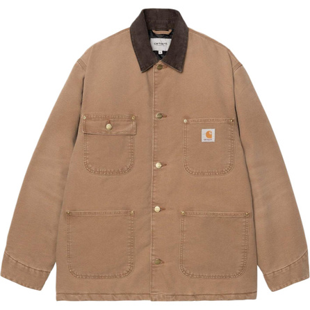 Carhartt WIP OG Chore Coat Color-Block Single-Breasted Pocket Jacket Coat Men's