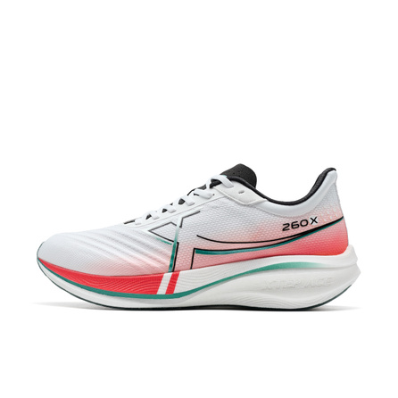 Xtep 260X 1.0 Racing Water-Resistant Shock-Absorbing Wear-Resistant Slip-Resistant Low-Top Training Marathon Running Shoes Men's White Red Black