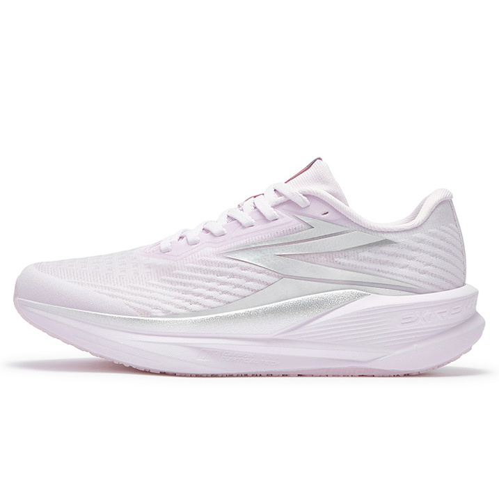 361° Half-Time Run SL Taro Bobo Plate-Free Sports Jogging Commuter Comfortable Shock Absorption Wear-Resistant Breathable Low-Top Running Shoes Unisex Pink Pearl