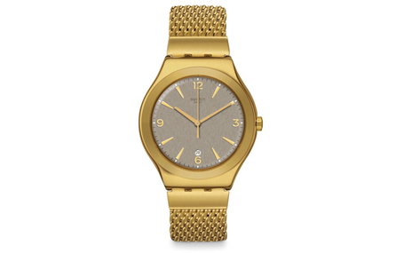 SWATCH Unisex 41mm Gray Watch YWG409M
