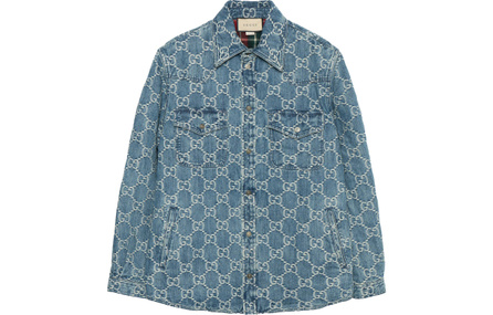 GUCCI Gg Jacquard Denim Jacket
