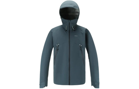 DECATHLON MH500 Water-Resistant Windproof Breathable Windbreaker Jacket Men's Deep Cyan Brick