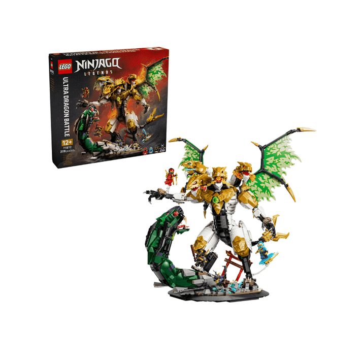 LEGO Ninjago Ultimate Dragon Battle Set Plastic Building Blocks 2178pcs 71872-ABS