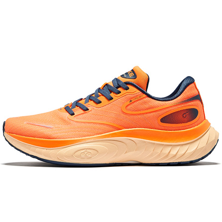 Erke Cushioning Low-Top Running Shoes Men's Fluorescent Fresh Orange