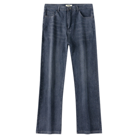Jeep American Retro Washed Simple Comfort Soft Straight Loose High Street Drop Waist Cleanfit Casual Jeans Unisex