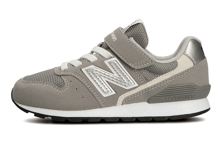 New Balance V3 Slip-Resistant Cushioning Wear-Resistant Breathable Low-Top Running Shoes Classic Gray Kids