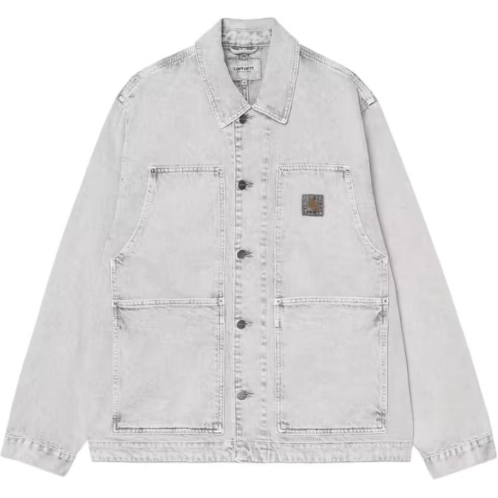 Carhartt WIP SS26 OG Double Front Jacket Woven Label Square Tag Heavy Double Front Denim Jacket Men's