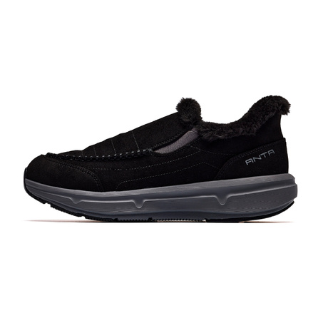 Anta Zizai Zizai Shoes 2026 Fall Winter Low-Top Casual Shoes Men's Basic Black/Smoke Grey
