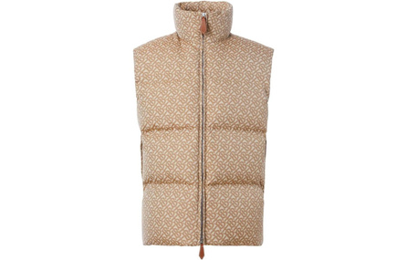 Burberry Monogram print Puffer Gilet