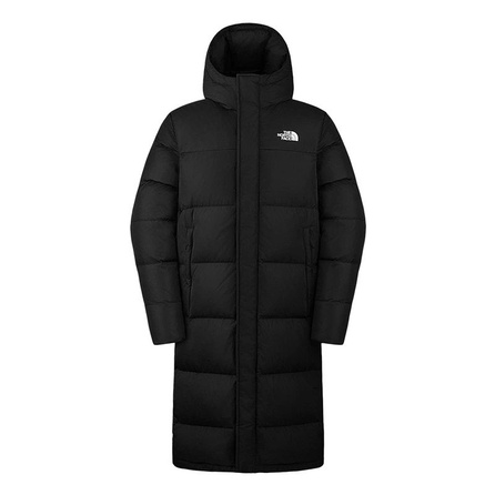 THE NORTH FACE Warm Loose Long Zip 550 Fill Power Long Sleeve Down Jacket Unisex