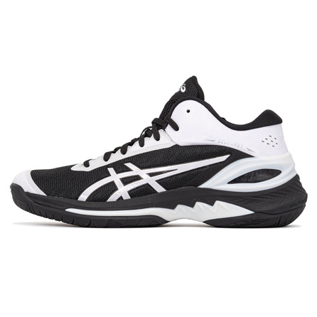ASICS Gel-Burst 28 Men's Versatile Shock-Absorbent Anti-Slip Wear-Resistant Mid-Top Basketball Shoes Black White