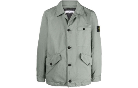 STONE ISLAND Jackets Men Gray Green