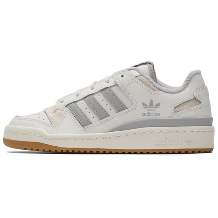 adidas originals FORUM CL TPU Split Leather Synthetic Leather Comfortable Versatile Wear-Resistant Breathable Low-Top Skate Shoes Unisex White