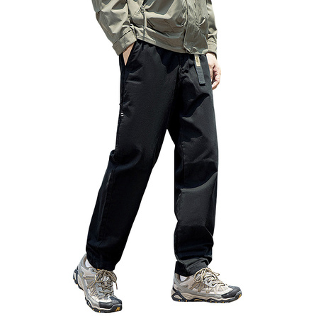 Jeep Unisex American High-Street Retro Minimalist Solid Color Loose Straight-Leg Casual Pants
