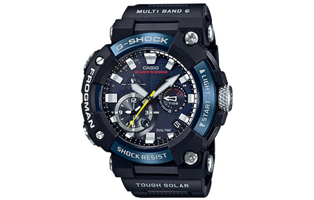 CASIO MASTER OF G-SEA Series Master of G FROGMAN Series Navigation Series 200M Water Resistant Quartz Movement Resin Strap Japanese Korean Watch Men's Watch Black Dial