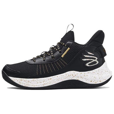 Under Armour Curry 3 Slip-Resistant Breathable Mid-Top Basketball Shoes Men's Black