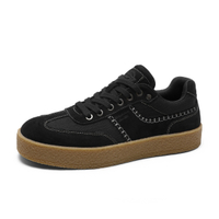 Dickies American Street Trendy German Training Shoes Outdoor Commute Autumn Men's Shoes Campus Student Niche Daily Wear Lightweight Non-Slip Low-Top Skate Shoes Men's черное