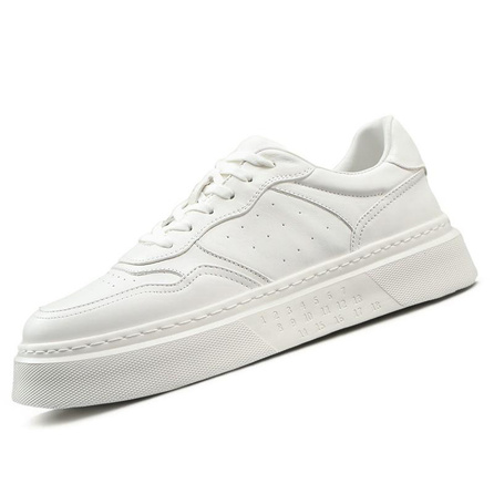 Devanro Wear-Resistant Breathable Water-Resistant Slip-Resistant Low-Top Skateboard Shoes Men's White