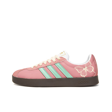 [Custom Sneakers] adidas neo VL Court 2.0 'Yiduo' Sweet & Cool Trendy Casual Versatile Slip-Resistant Wear-Resistant Low-Top Sneakers Unisex Rose Red