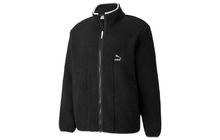 PUMA CLASSICS Boa Velvet Jackets Men Black