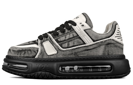LOHAN·SIR Cushioning Anti-Slip Wear-Resistant Breathable Lightweight Height Increasing Low-Top Casual Shoes Men's