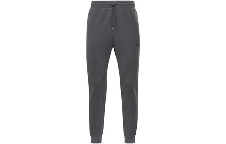 Reebok PANTS Solid Color Training Fitness Lace-Up Jogger Knit Sweatpants Men's Black