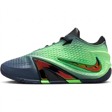 Nike Ja 4 Morant EP "NIGHTMARE" GS Classic Sport Responsive Support Low-Top Basketball Shoes Obsidian Green Gradient Unisex
