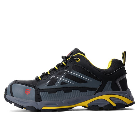 LARNMERN Labor Shoes Outdoor Shoes Unisex Black Yellow