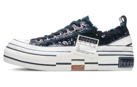 VESSEL Dark Queen Anti-Slip Wear-Resistant Low-Top Canvas Shoes Unisex Black