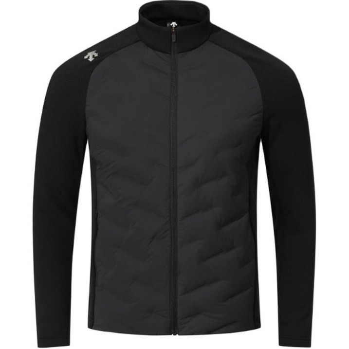 DESCENTE Logo Pattern Patchwork Long Sleeve Lightweight Commute Down Jacket Unisex