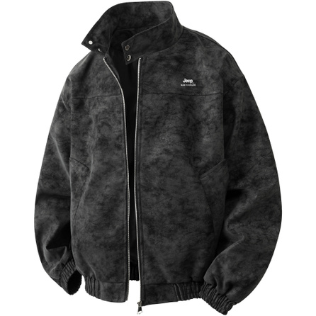 Jeep Basic Retro Tie-Dye Windproof American High Street Commute Style Couple Easy-Care Casual Street Classic Comfortable Jacket Unisex