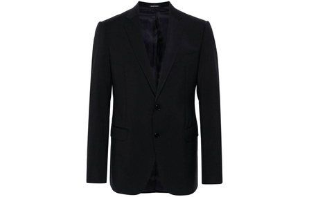 EMPORIO ARMANI SS24 Business Suit Coat Men's Marine Blue