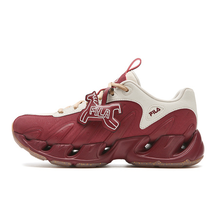 FILA VETTA CNY Year of the Horse Limited V-Toe Shoes Fashion Personalized Trendy Retro Classic Textured Hollow-Out Design Versatile Casual Sports Commute Daily Comfort Cushioned Wear-Resistant Wrapping Lightweight Low-Top Dad Shoes Men's