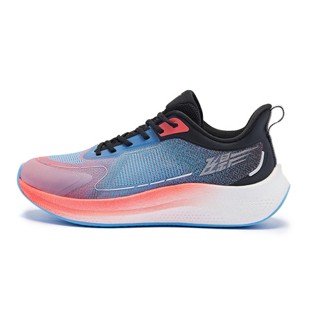 QIAODAN Flying Shadow 3.0 Cushioning Wear-Resistant Low-Top Running Shoes Men's Red Blue