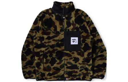 A BATHING APE 1st Camo Boa Jacket FW21