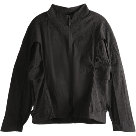 PUMA Solid Color Zip Stand Collar Long Sleeve Jacket Coat Men's