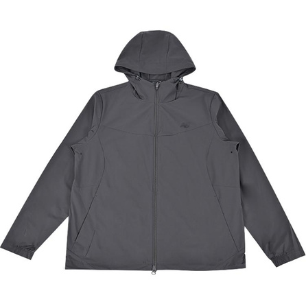 New Balance Sport Casual Sports Club Hooded Woven Fashion Versatile Jacket Men's Dark Gray
