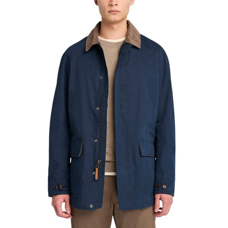 Timberland Wenham Series Barn Waterproof Lapel Zipper Long Sleeve Jacket Men's Deep Sapphire Blue