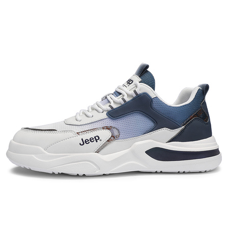 Jeep Fabric Daily Commute Free Spirited Minimalist Classic Fashion Fresh Comfortable Trendy Versatile Easy Feel Outdoor Shock Absorption Wear-Resistant Height Increasing Low-Top Casual Shoes Men's