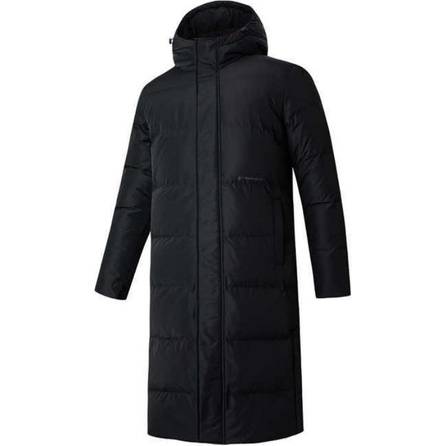 361° Training Series Knee-Length Triple-Proof Warm Waterproof Down Jacket Unisex Super Black