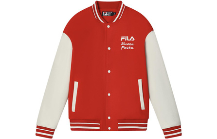 FILA Dragon Dragon Series Puffer Jackets Men Legend Red