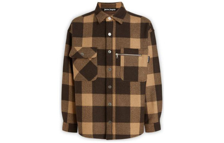 PALM ANGELS Jackets Men Dark Brown