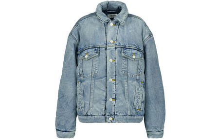 Balenciaga Padded Denim Jacket In