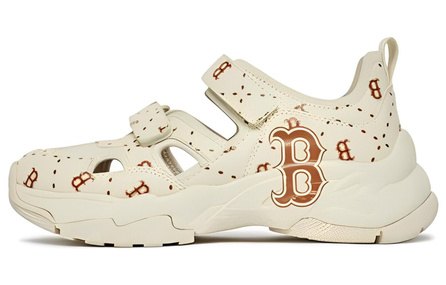 MLB Sandal Chunky Mask River Trekking Shoes Unisex Beige Brown