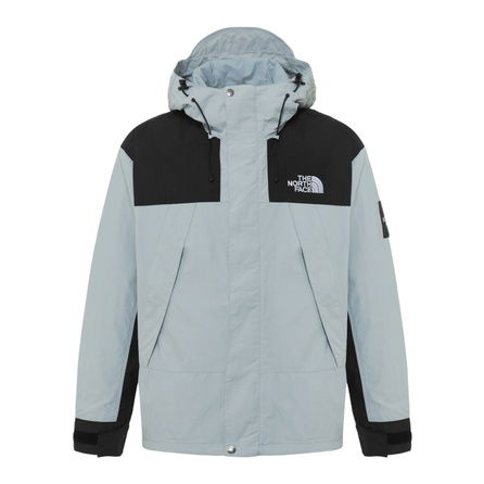 THE NORTH FACE MARTIS Embroidered Logo Waterproof Hooded Jacket Unisex Cold Grey