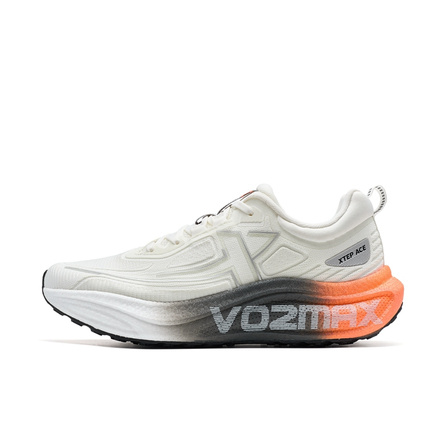 XTEP Cushioning, Wear Resistant Low Top Running Shoes Men's Sail White