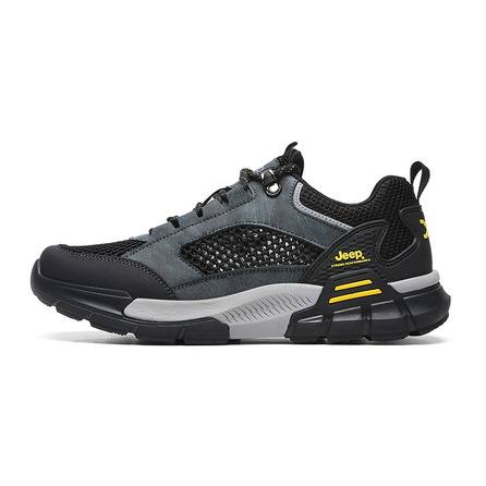 Jeep Hiking / Trekking Shoes Men Low-Top Black