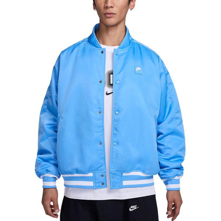 Nike Logo Single-Breasted Pocket Loose Long Sleeve Padded Jacket Men's Blue