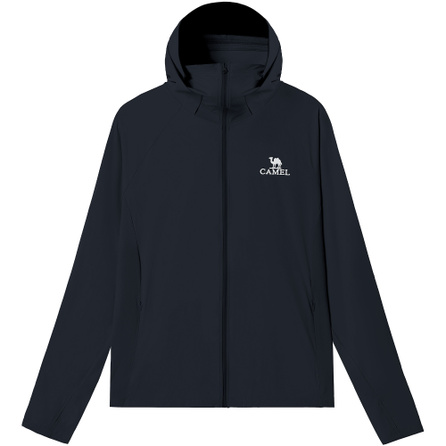CAMEL Ice Extract Cool White Skin Urban Tech Series UPF1000+ Hooded Original Yarn Long Sleeve Breathable Cooling UV Protection Sun Jacket Men's